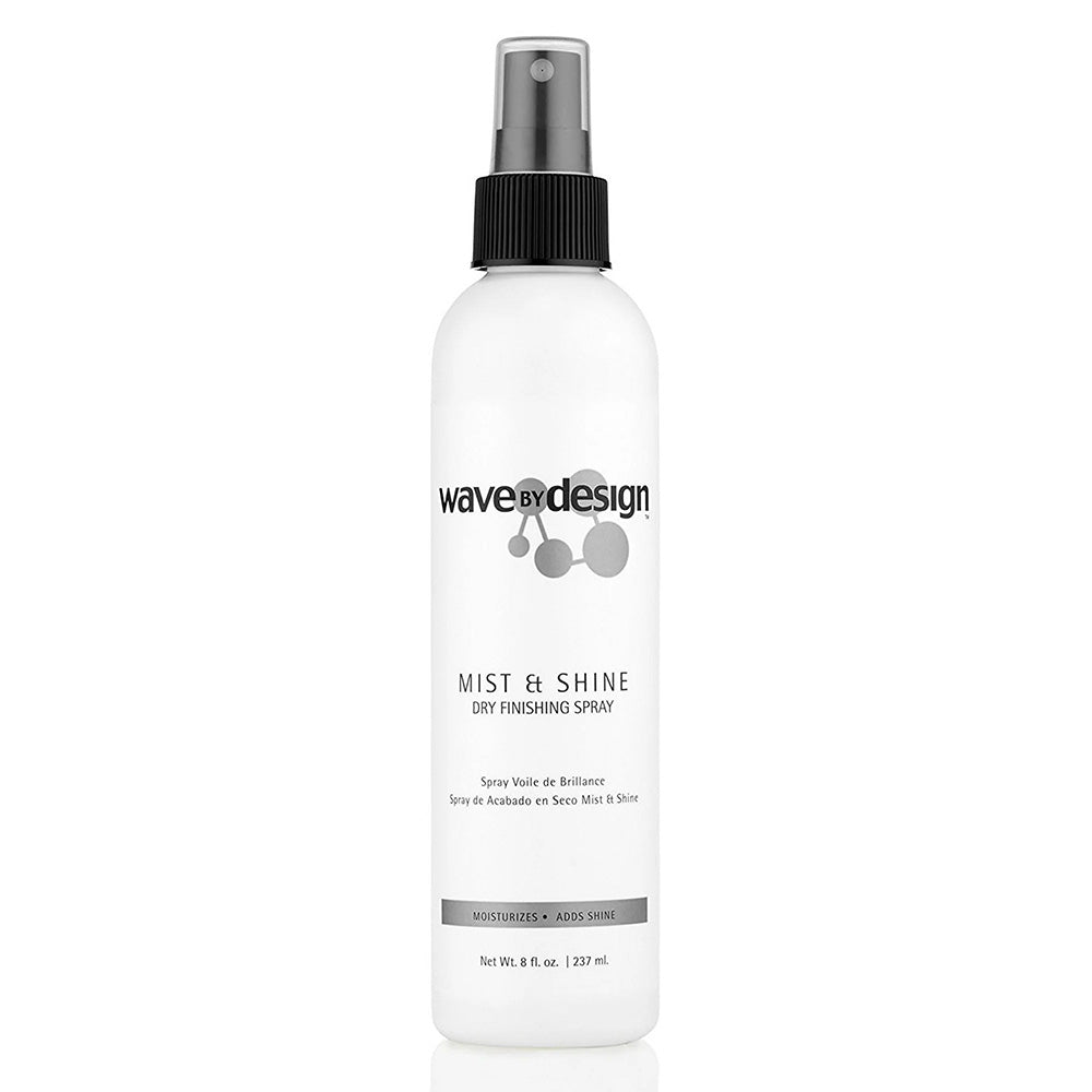 Design Essentials Wave By Design Mist & Shine Dry Finishing Hair Spray 8Oz (237ml)
